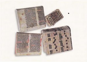  Fragmenty kódexov zachované na väzbách kníh z 15. - 16. stor.